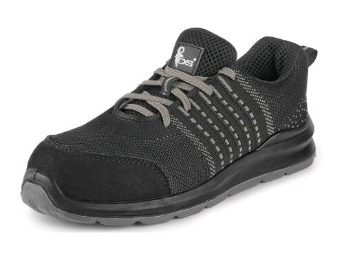 Obuv polobotka CXS TEXLINE RAVA O1, černo-šedá, vel. 35